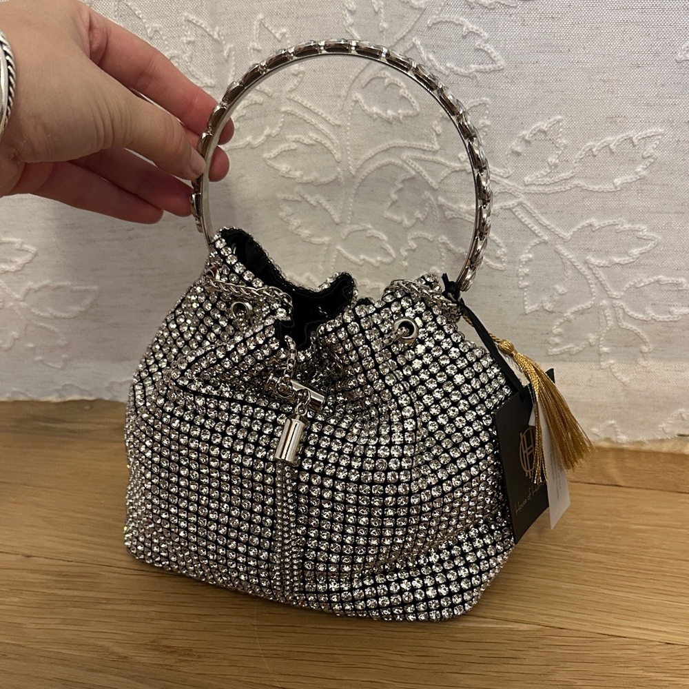 House of Harlow rhinestone purse